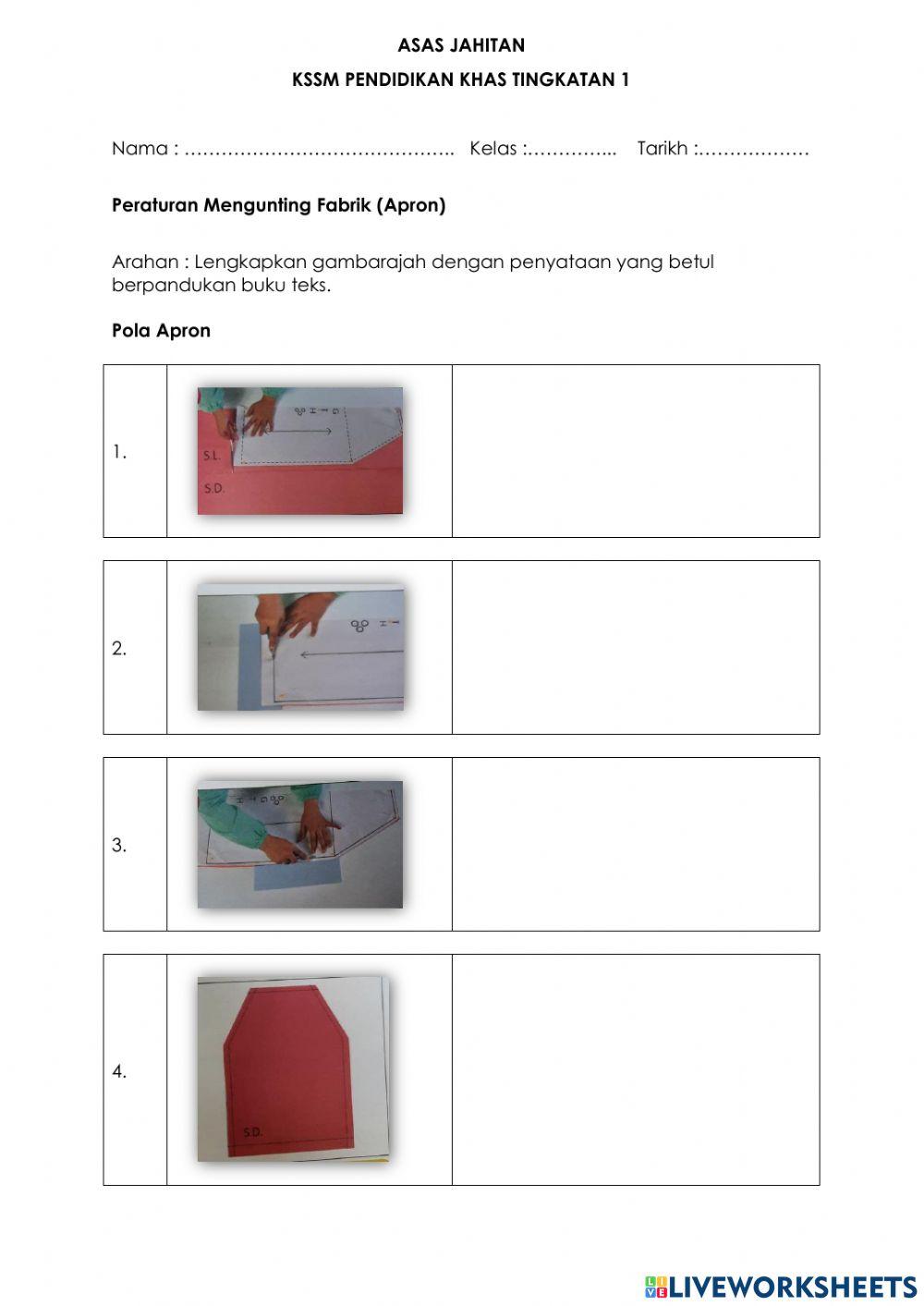 Peraturan Menguntjng Fabrik Apron