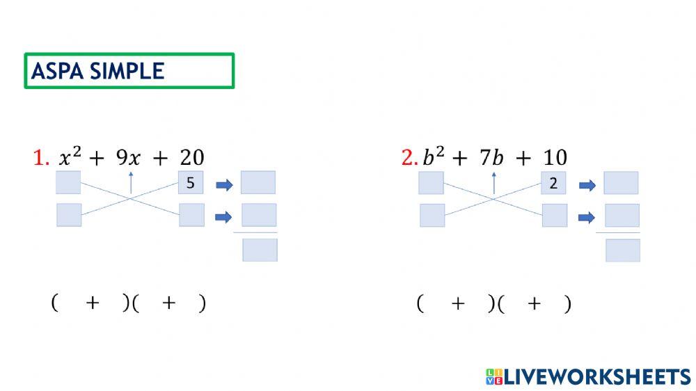 Factorización I