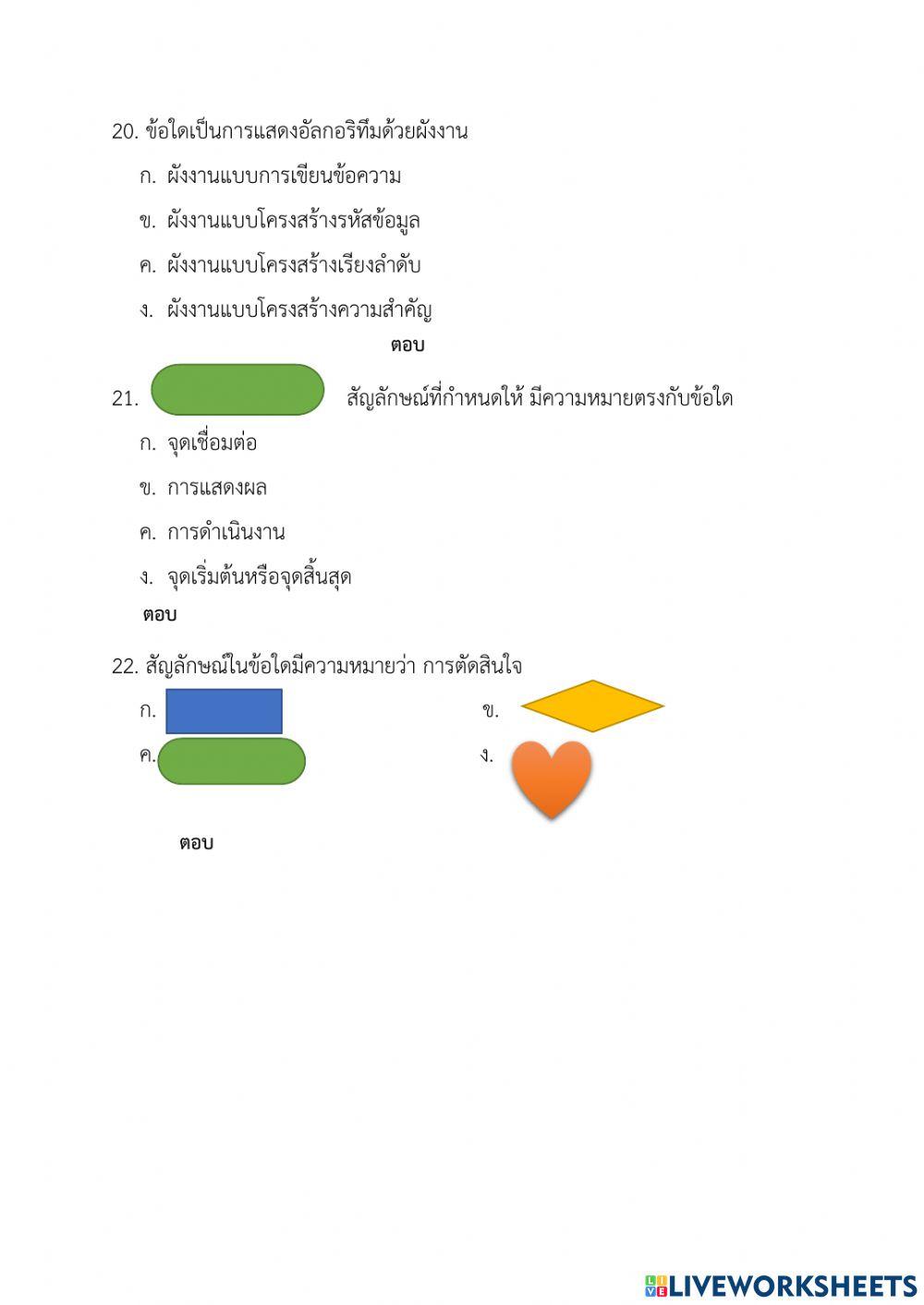วิทยาการคำนวณ ป.3 หน่วยที่ 2