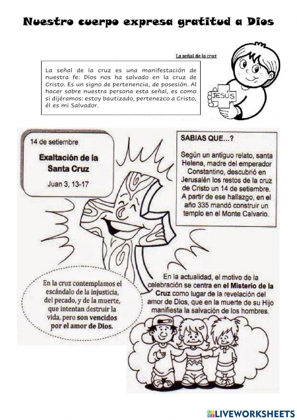 Nuestro cuerpo expresa gratitud a Dios