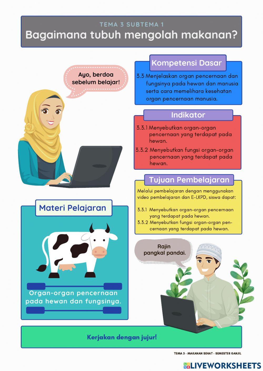 E-LKPD IPA Kelas 5 Tema 3 Subtema 1