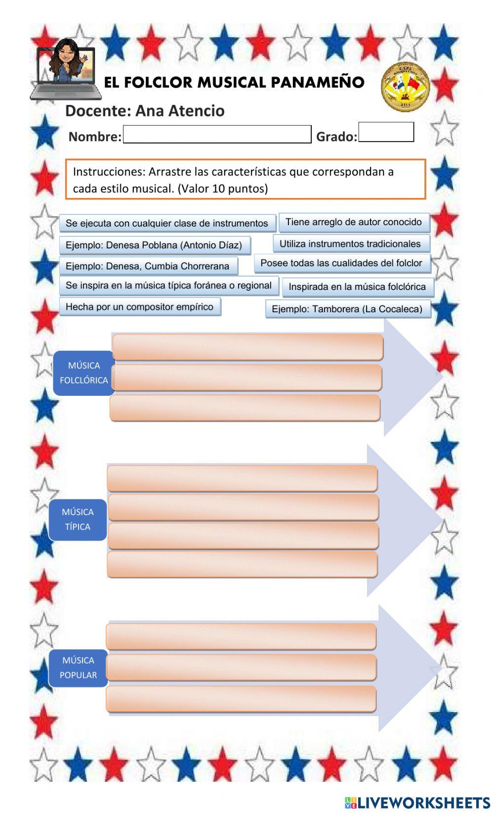 Actividad -1 Características del Folclor panameño