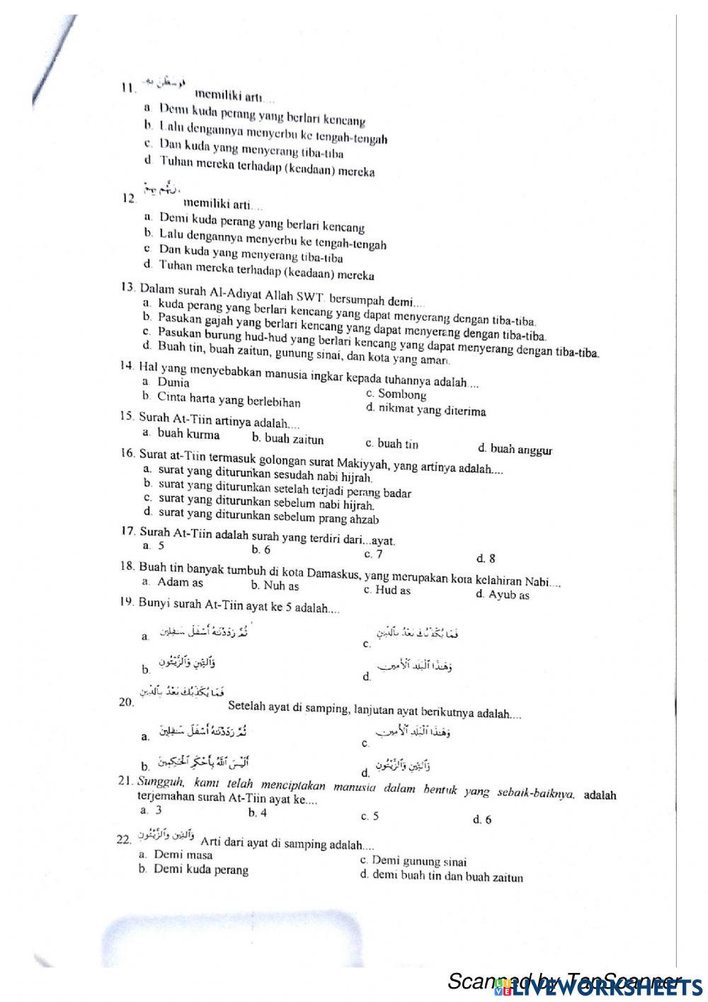 Remidial Al-Qur'an Hadits