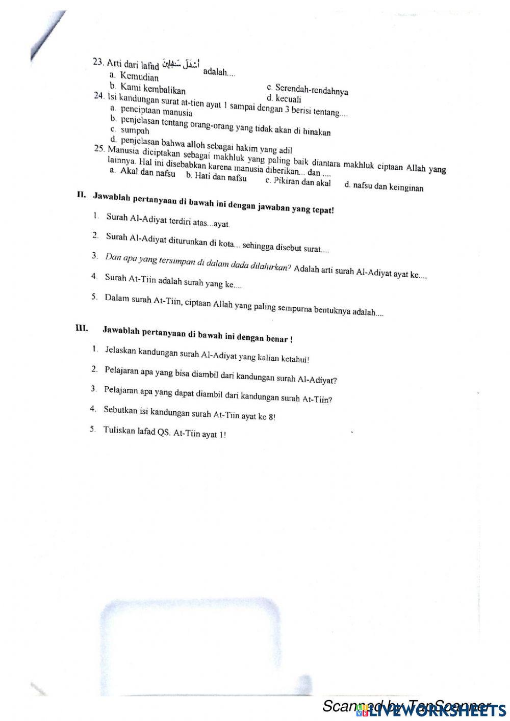 Remidial Al-Qur'an Hadits