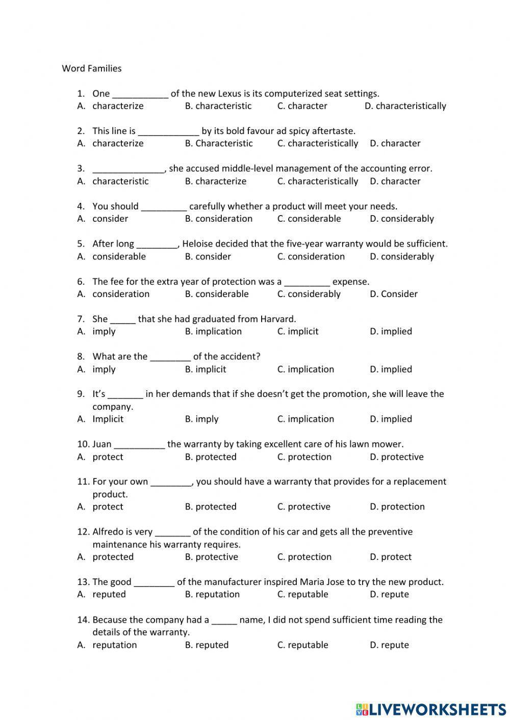 TOEIC Vocabulary Lesson 3