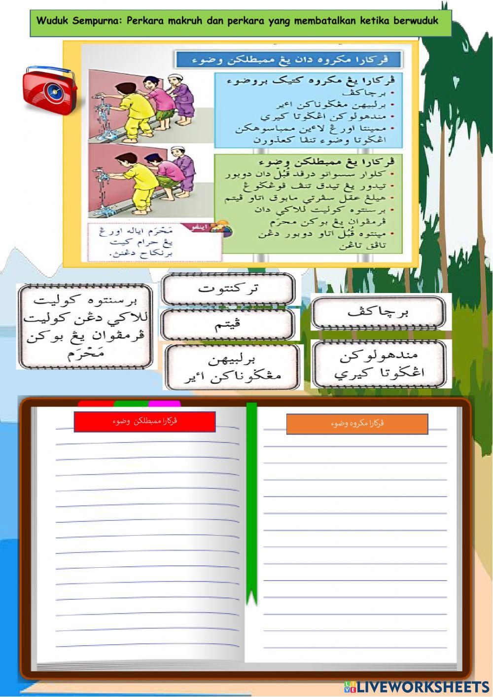 Perkara Makruh dan Batal wuduk