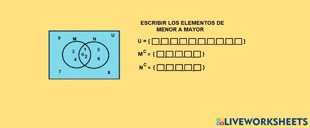 Complemento de conjuntos