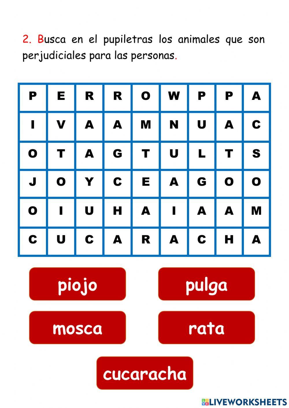 Animales perjudiciales para el hombre