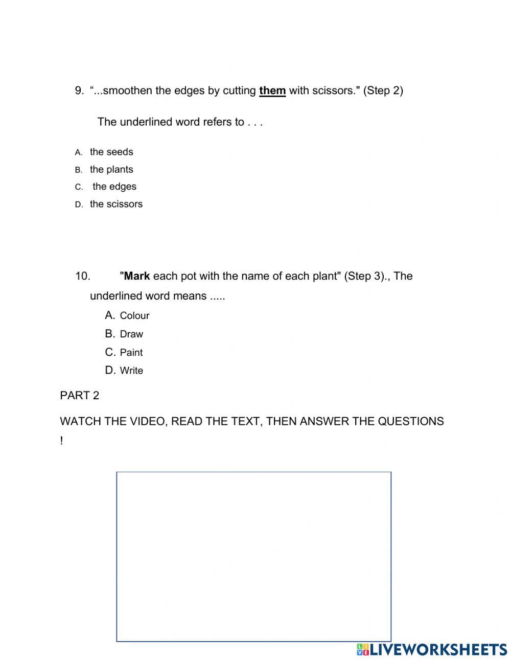 PTS Bahasa Inggris kelas 9