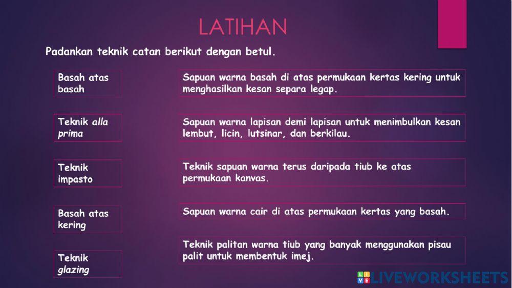 Latihan Teknik Catan