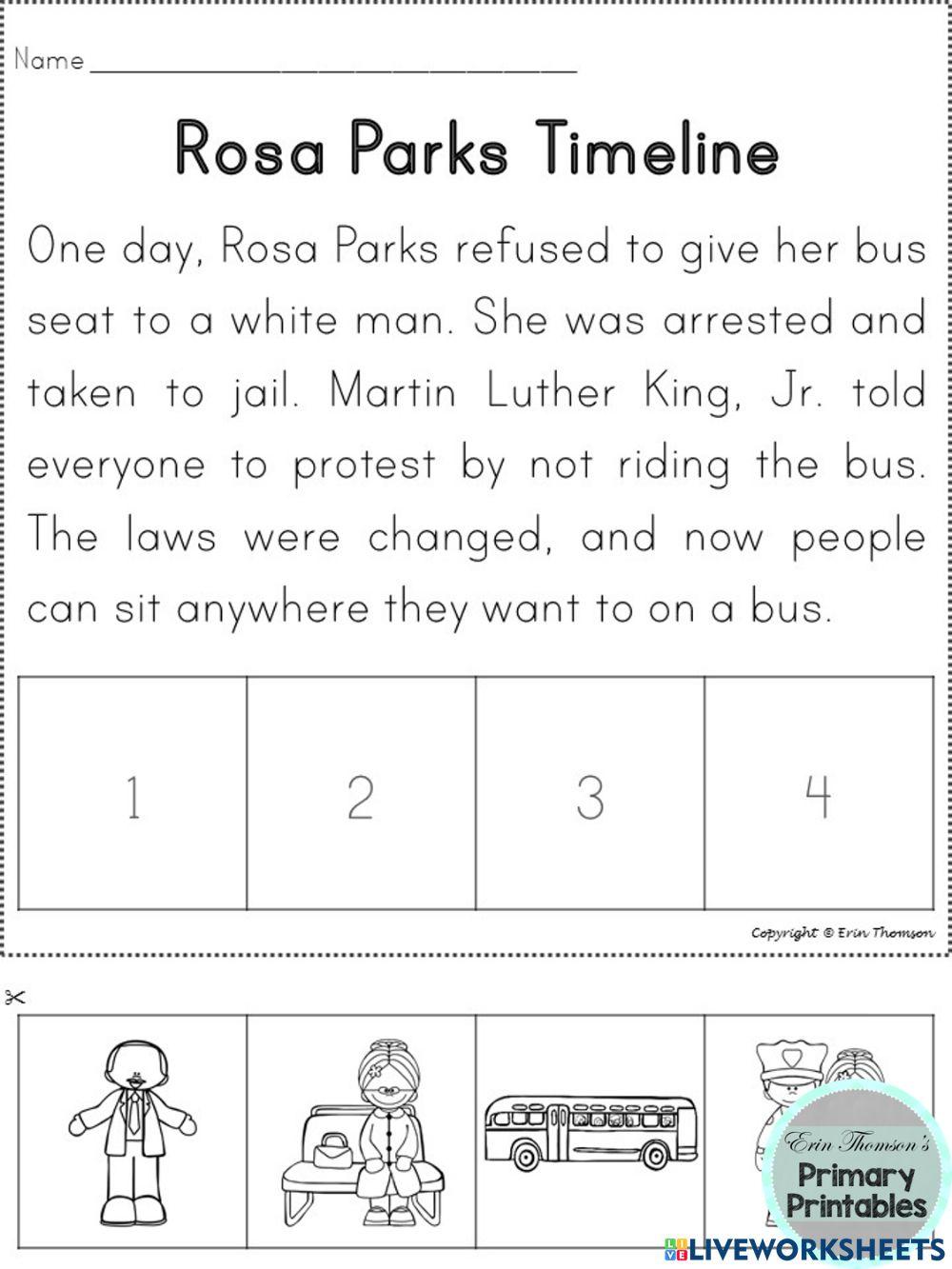 1421365 Rosa parks Celeste Yassira LiveWorksheets