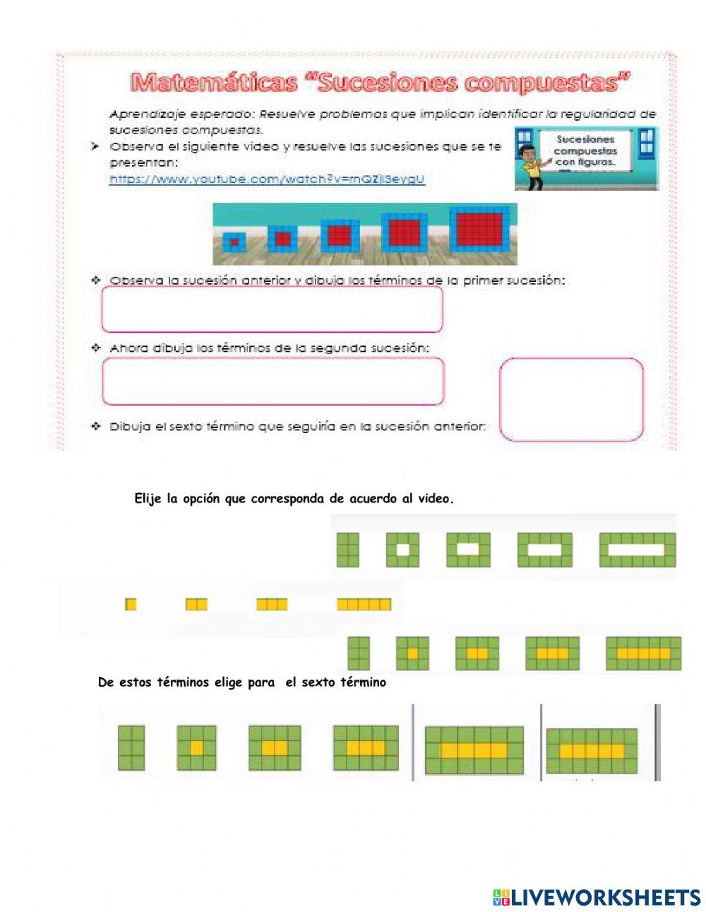 Sucesiones compuestas