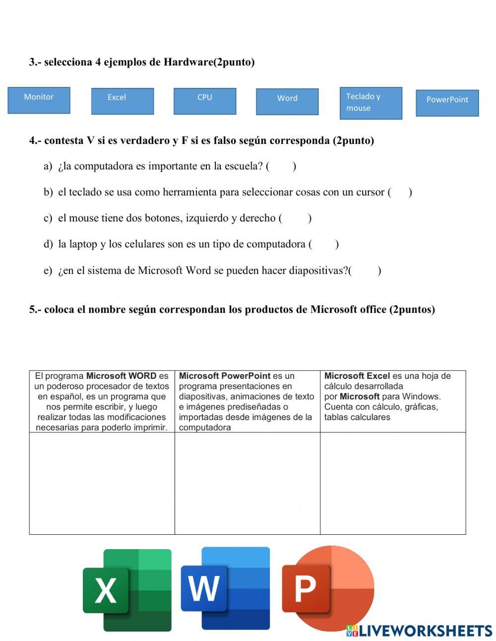 Examen primer pacial