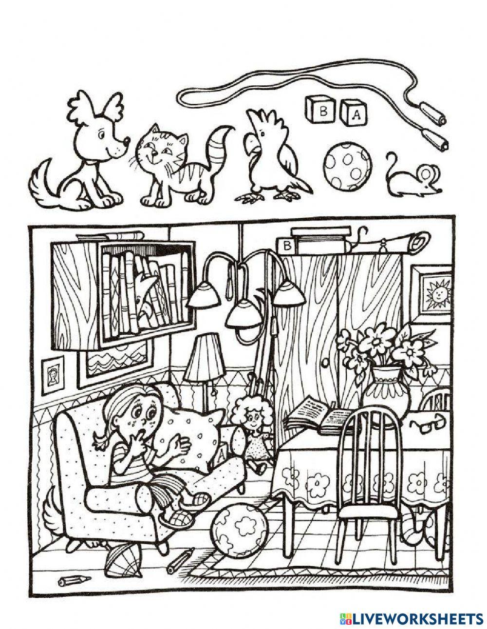 Hidden Pictures - Pinyin