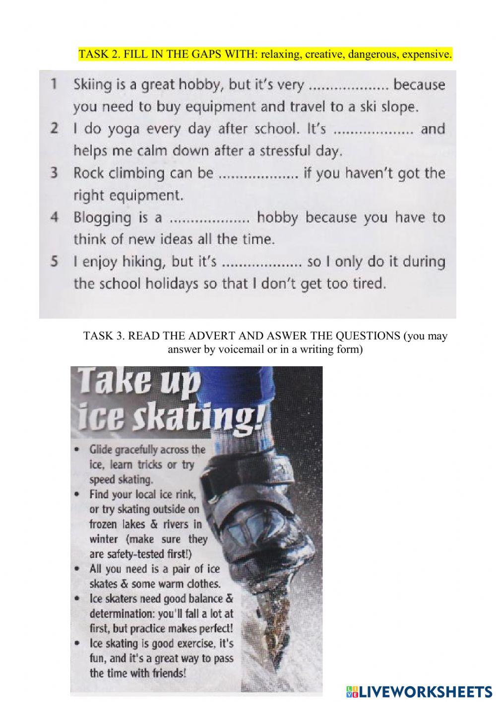 Blog entry about a hobby