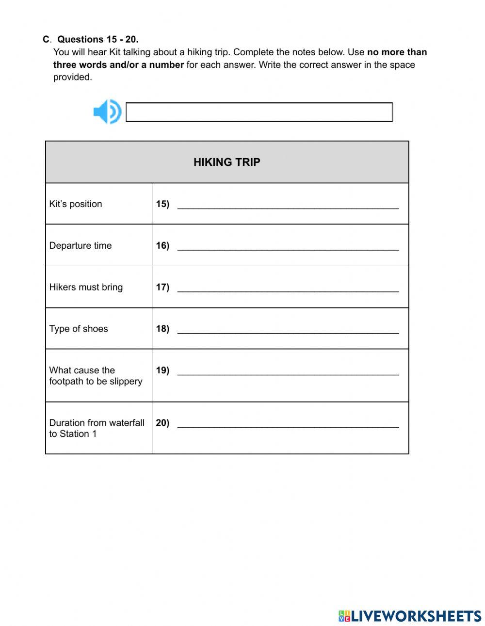 Listening Task - PBD Induk 2