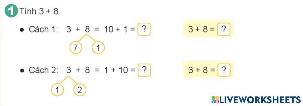 Toán - Tiết 2 - Tuần 4 - Bài 1