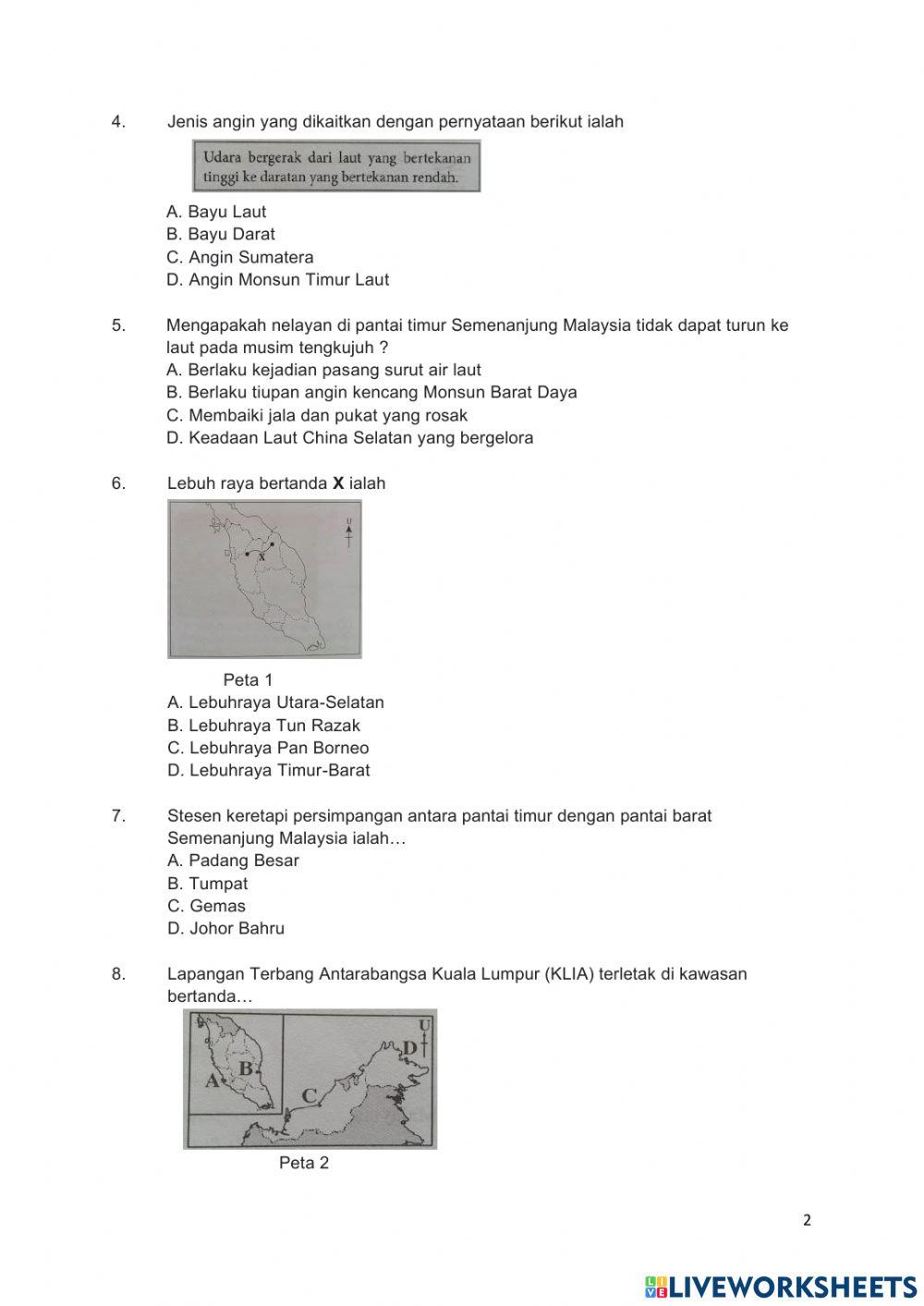 Gerak gempur geografi tingkatan 2 2021
