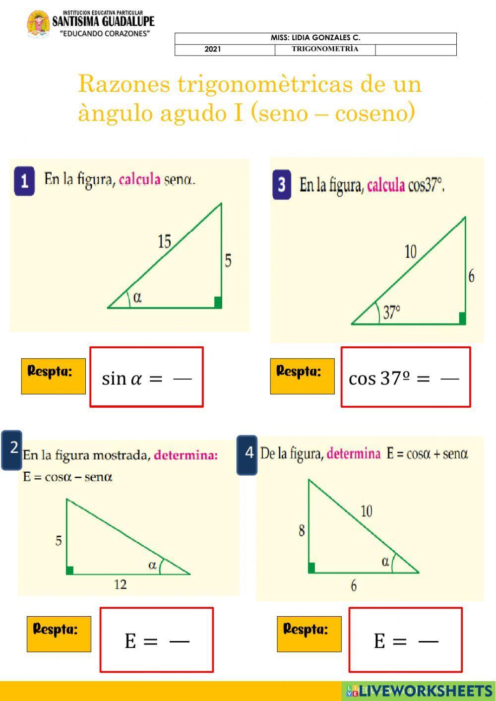 R.t.de a.agudos seno - coseno