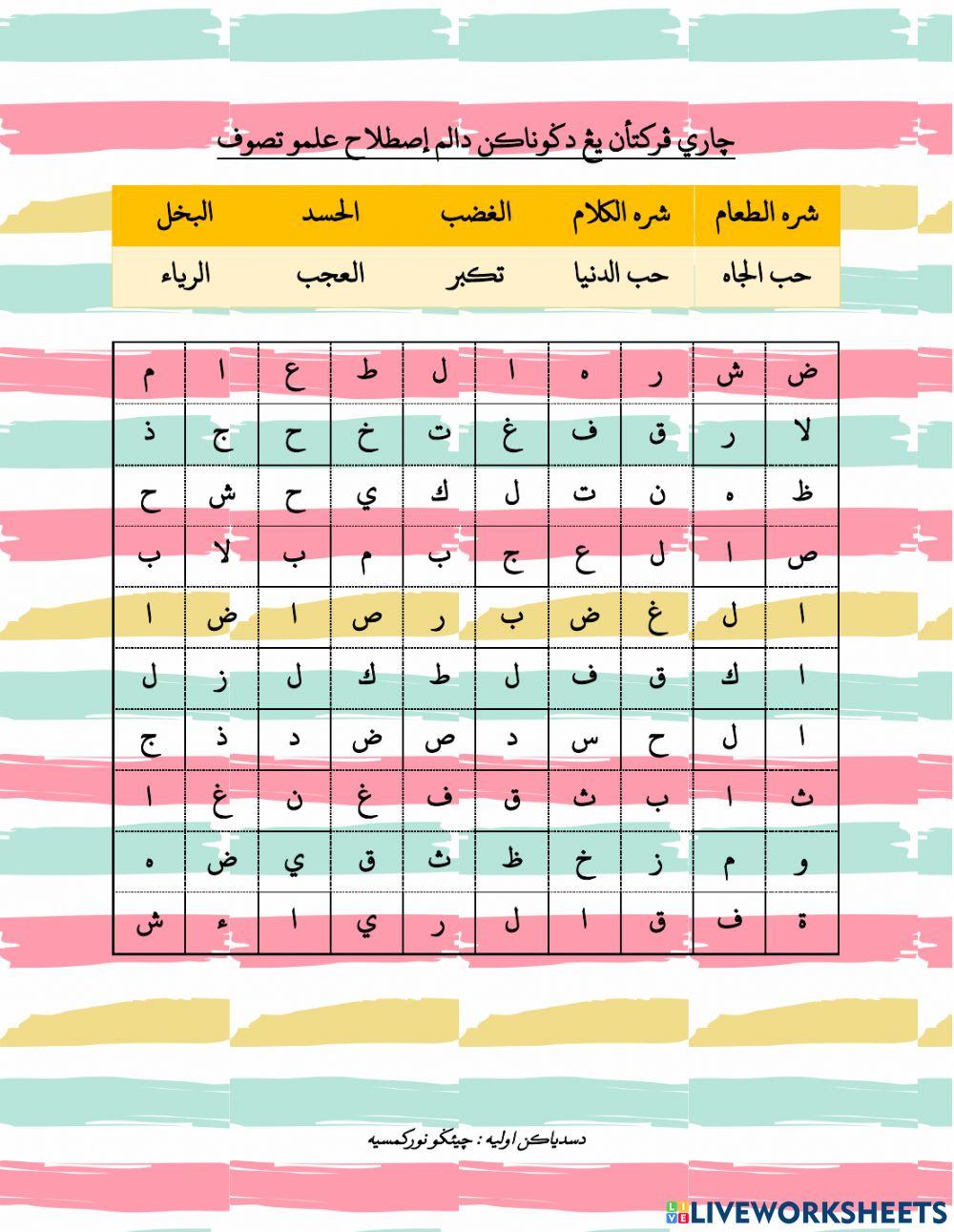 أصطلاح علمو تصوف