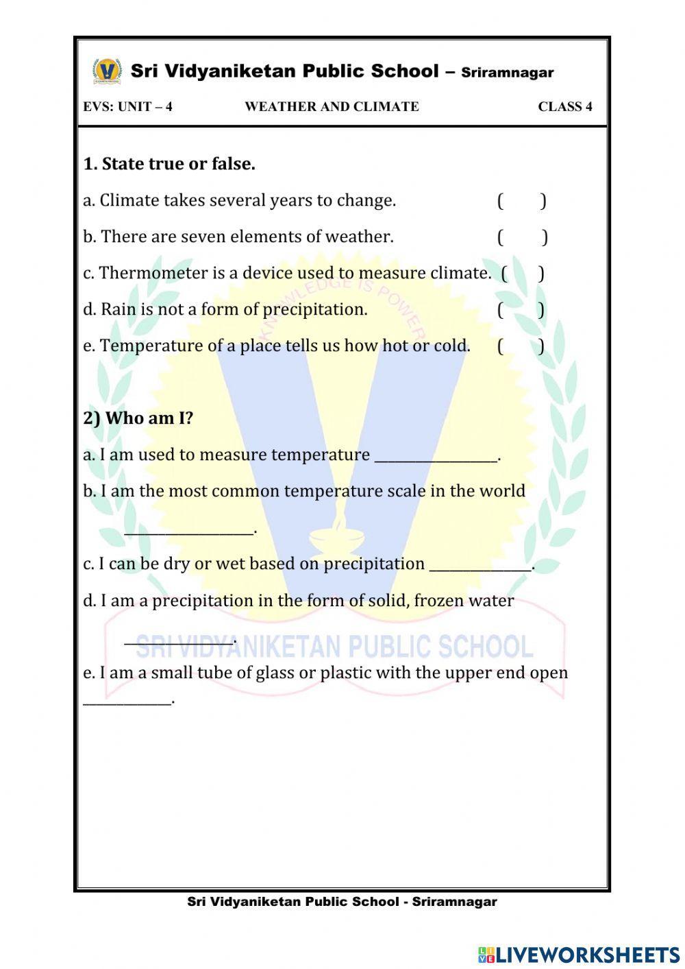 U4 weather and climate