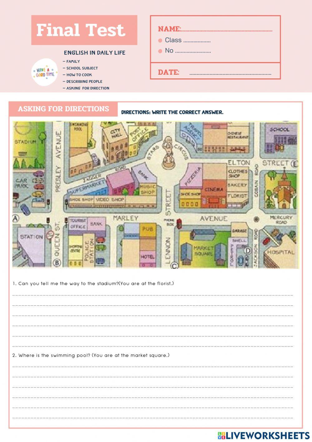 ภาษาอังกฤษในชีวิตประจำวัน