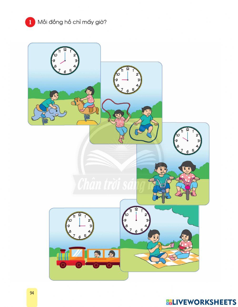 Tuần 21 bài chiếc đồng hồ của em