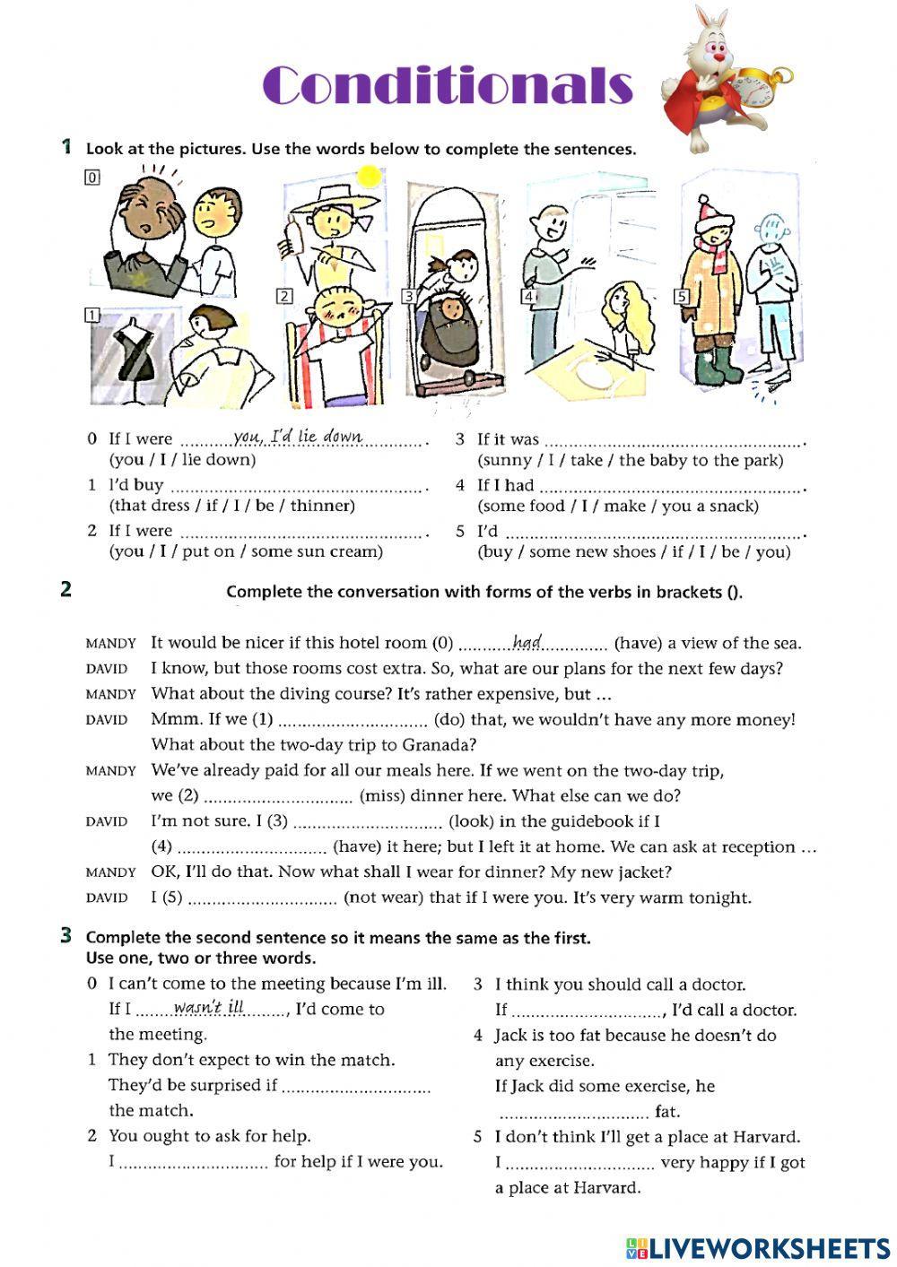 1422920 | Conditionals (1,2) | Irene99 | LiveWorksheets