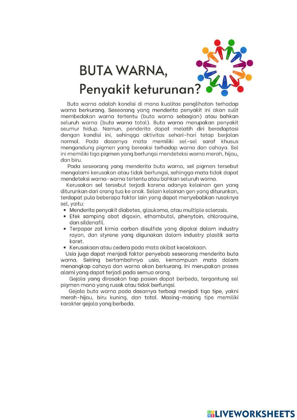 Pewarisan sifat penyakit keturunan