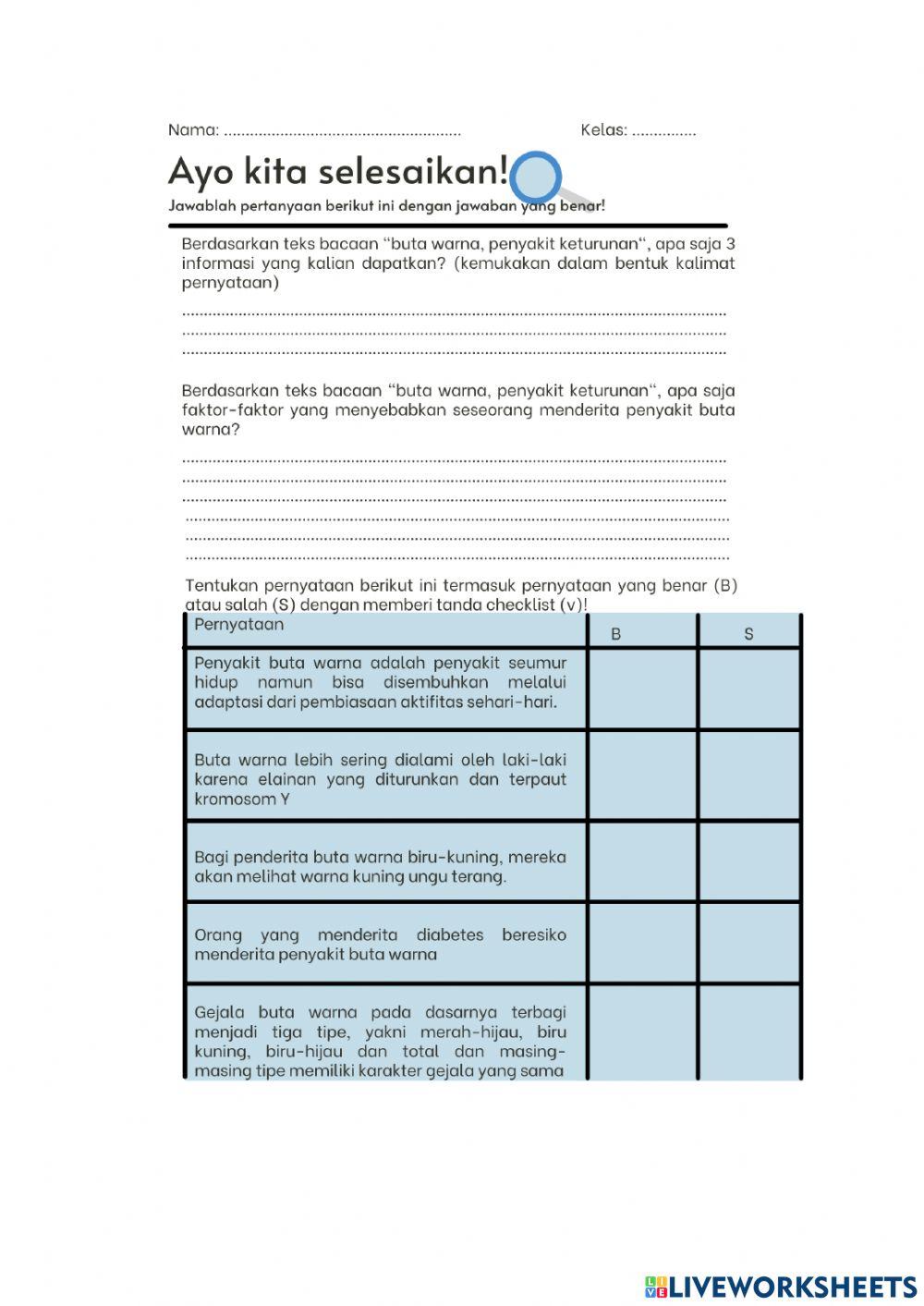 Pewarisan sifat penyakit keturunan