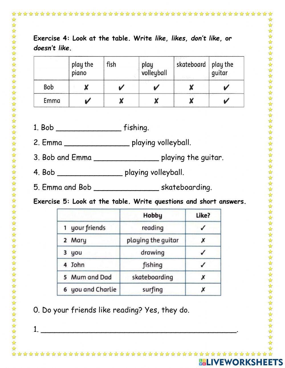 (Family and Friend 3) Review Unit 2