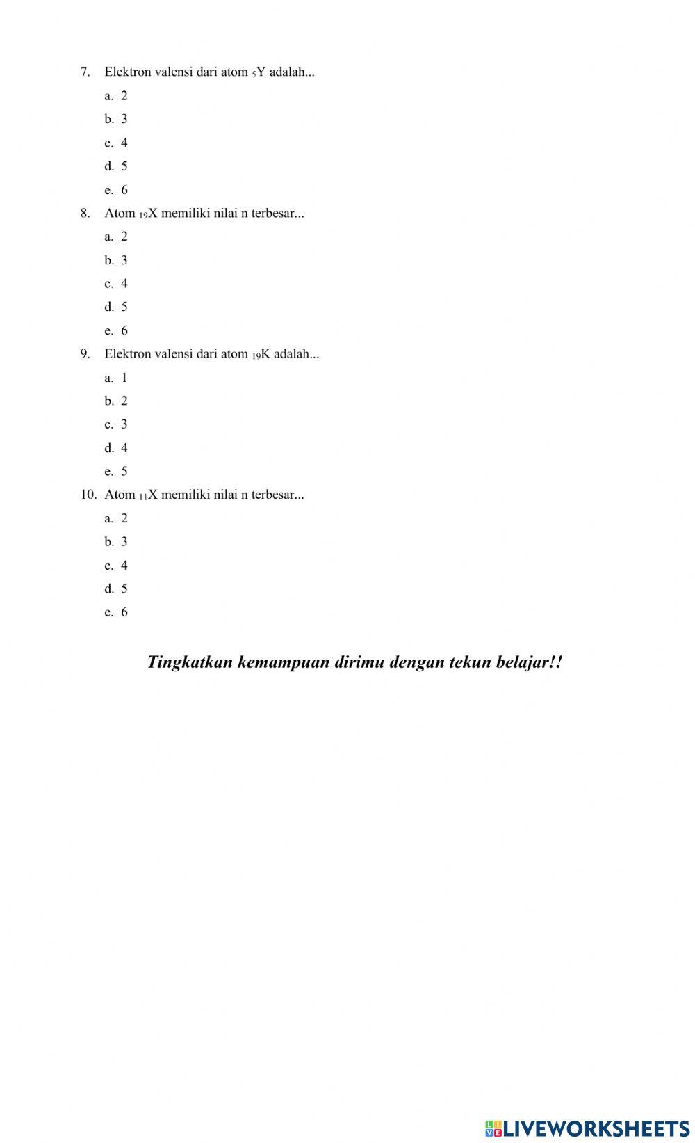 Uji kompetensi siklus 2