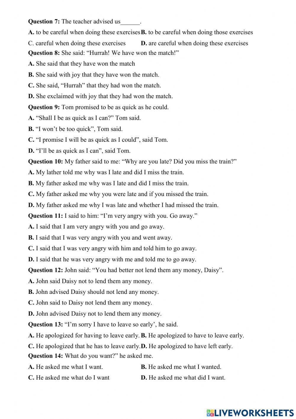 E11-UNIT 6- reported speech MIXED 02