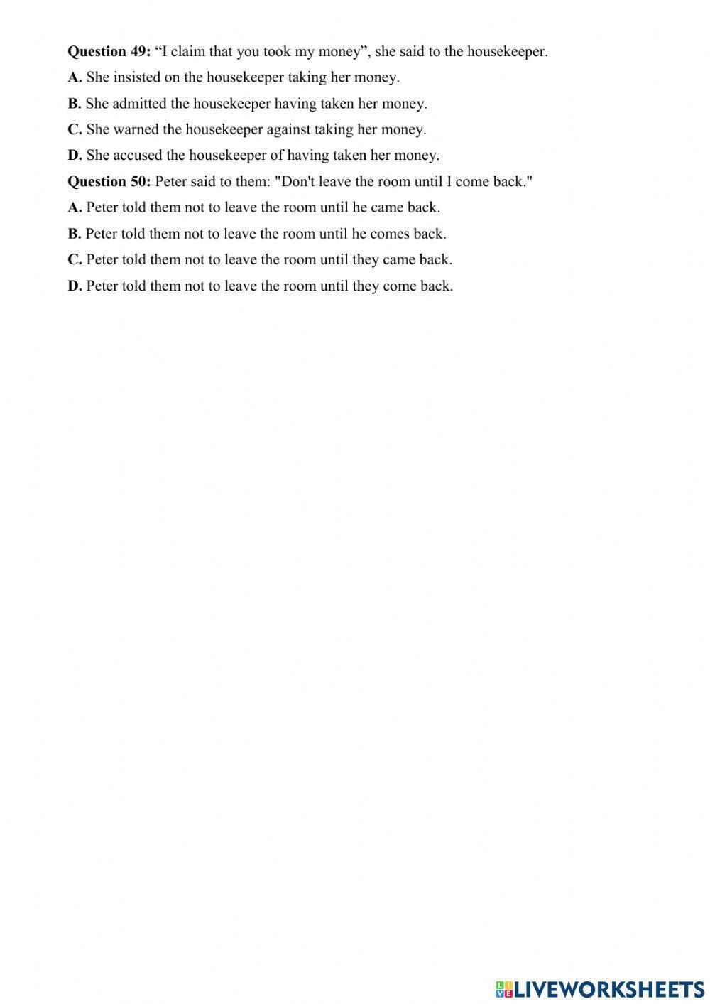 E11-UNIT 6- reported speech MIXED 02