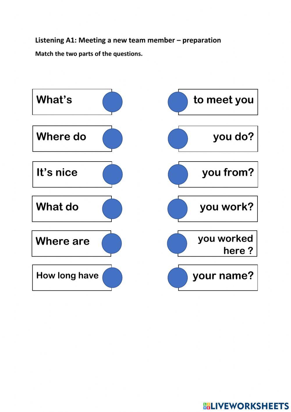 Introduction Expression worksheet | Live Worksheets