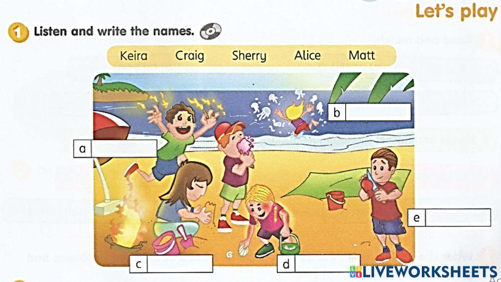 Module 10 Let's play (Listening)