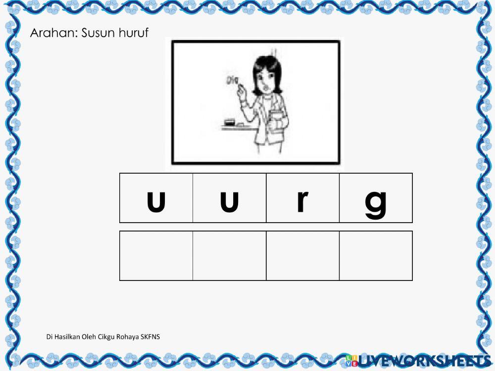 Susun ayat  by Cikgu Rohaya SKFNS