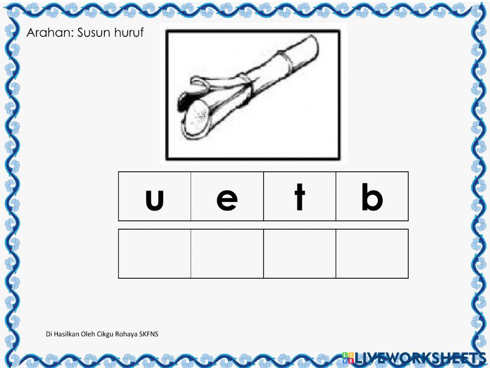 Susun ayat  by Cikgu Rohaya SKFNS