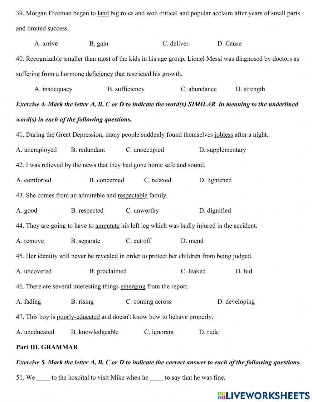 12. review for mid term 1 test. 2