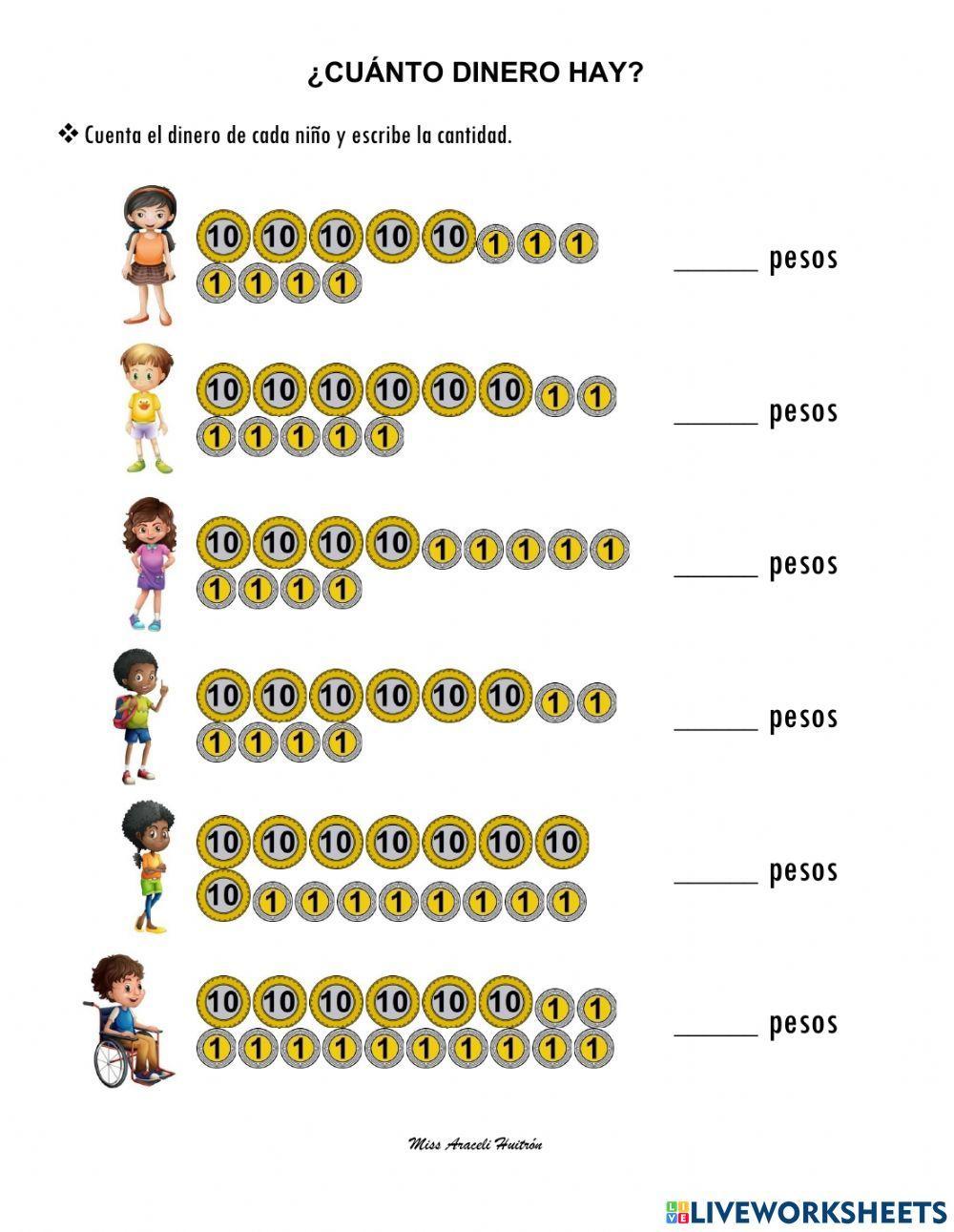 ¿Cuánto dinero hay?