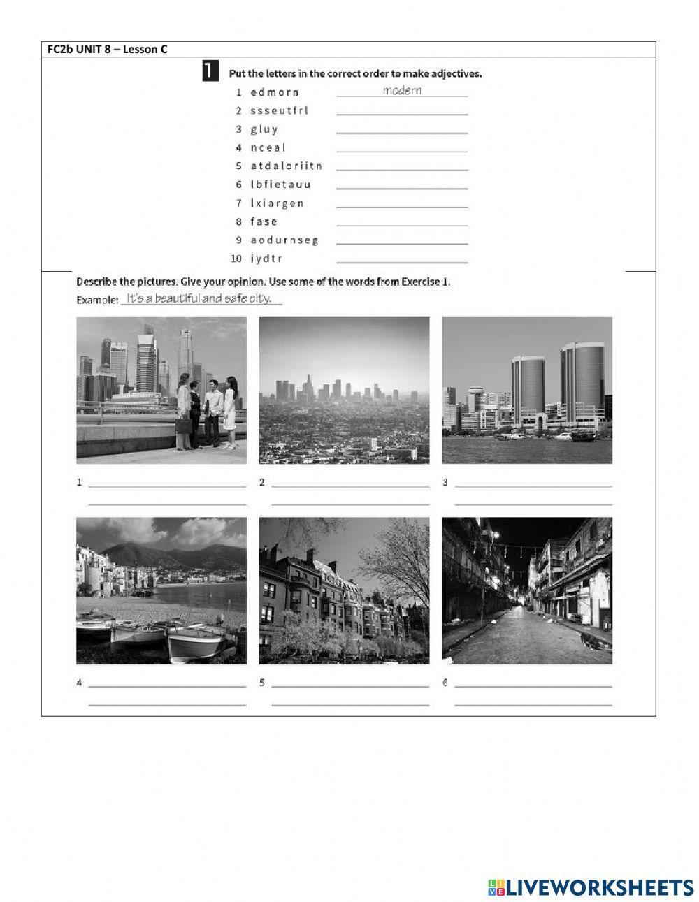 FC2b UNIT 8 – Lesson C