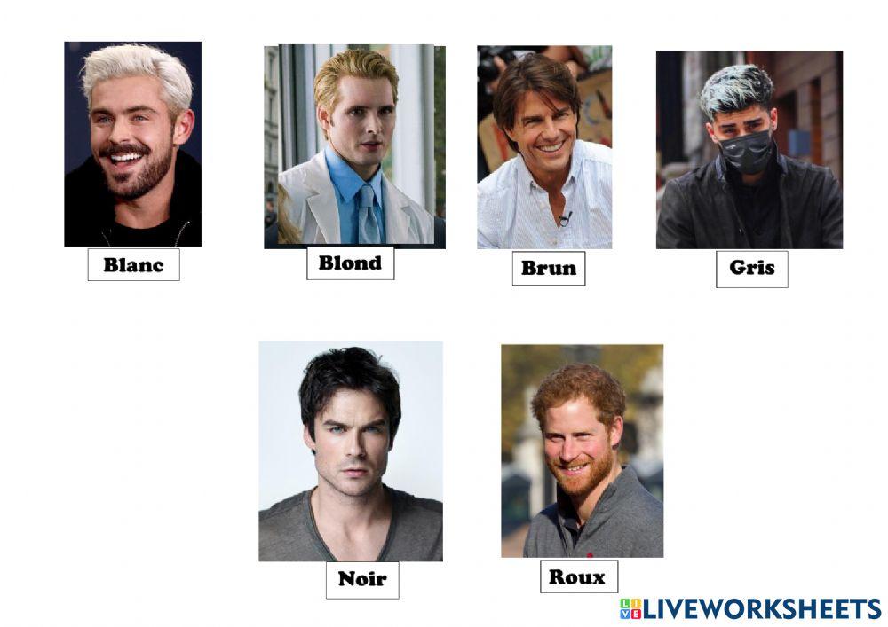 Les couleurs de cheveux