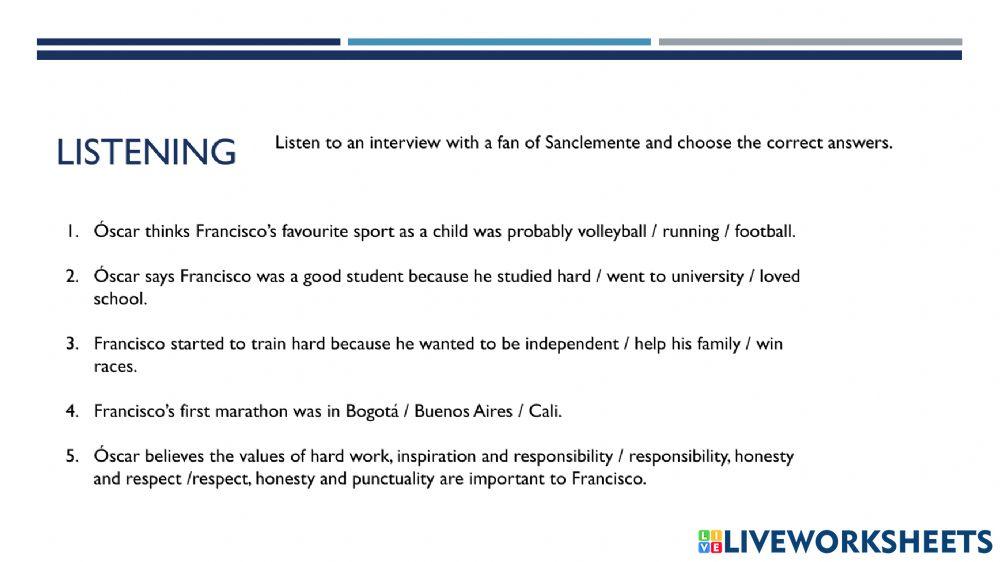 Listening: an interview with a fan of Sanclemente