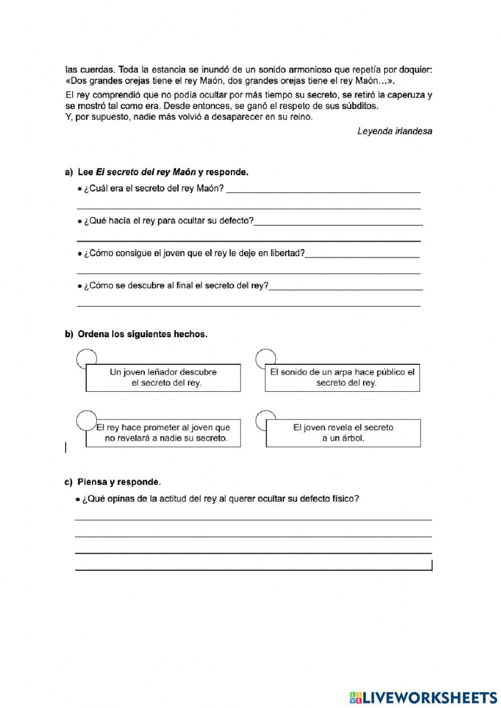 5P lengua Prueba diagnóstica
