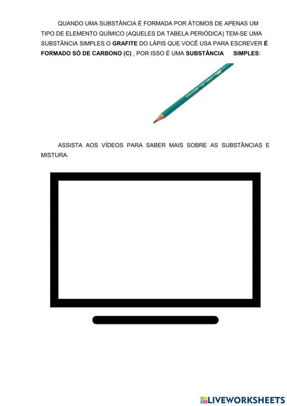 Substâncias e misturas