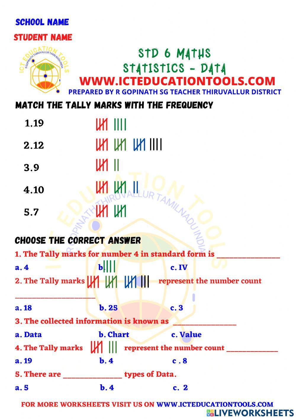 Std 6 maths measurements eng med