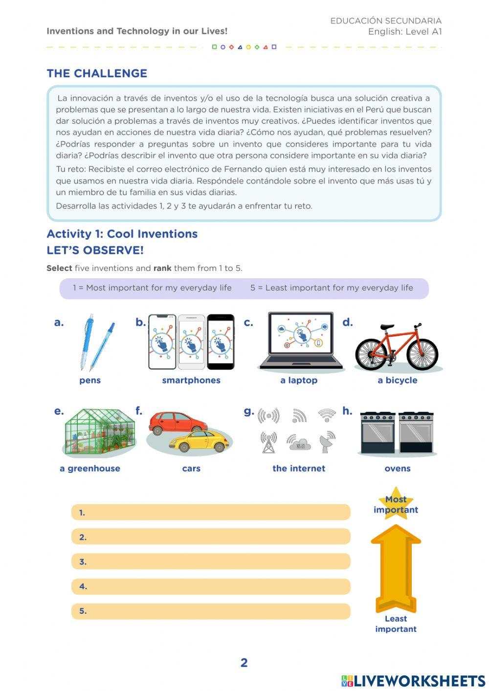 Inventions and Technology in our Lives!
