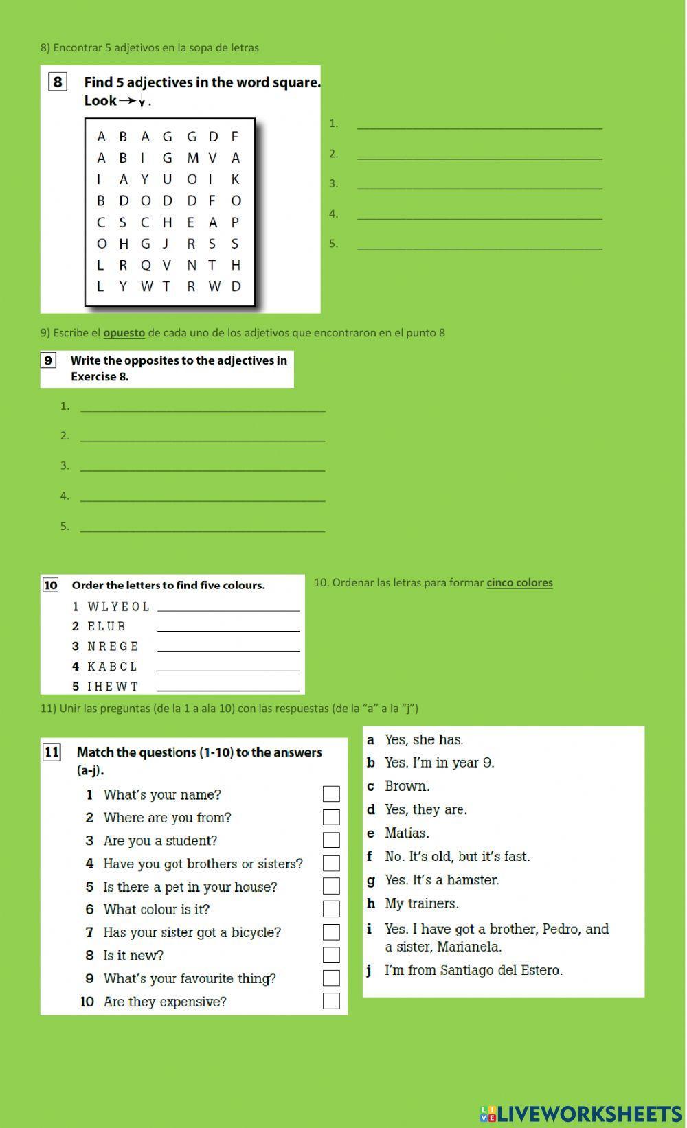 05 To be. Have got. Posesivos. There is. There are.