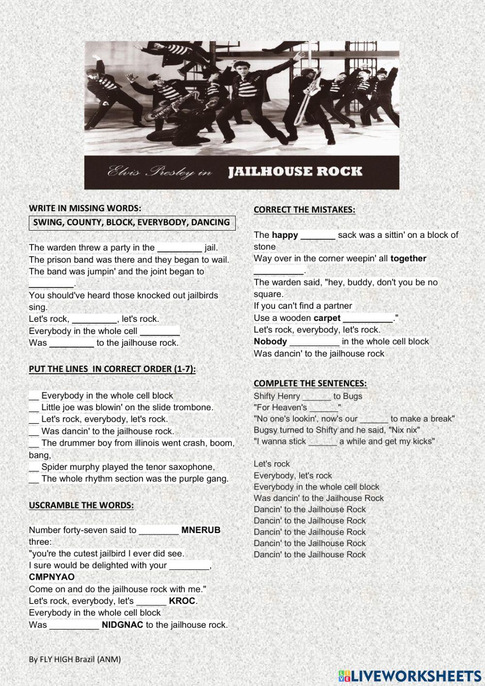 Jailhouse Rock by Elvis