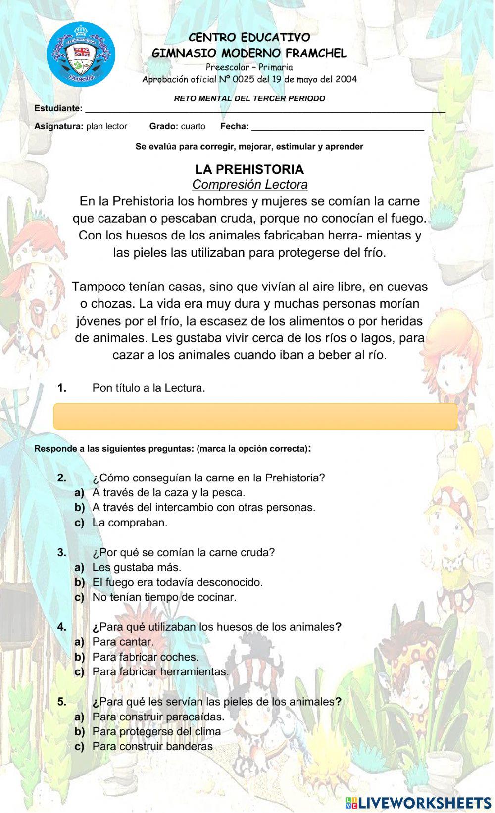 La prehistoria